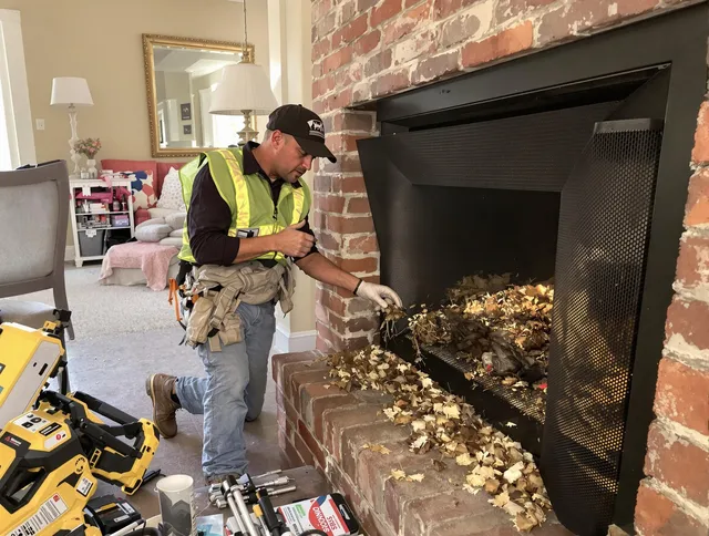 Safe screening installation by Seekonk Chimney Sweep in Seekonk, MA