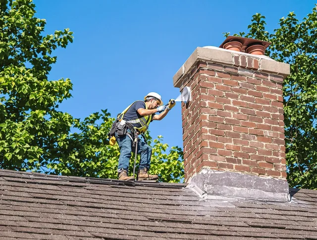 Seekonk Chimney Sweep performing an inspection with advanced tools in Seekonk, MA