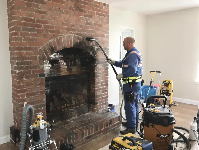 Seekonk Chimney Sweep expert performing detailed chimney sweep in Seekonk, MA